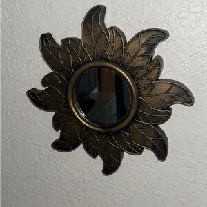 Sunflower Bronze Wall Mirror